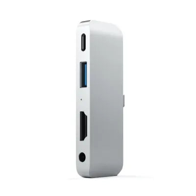 Satechi USB-C Mobile Pro Hub (Silver) - Digital3d.com.au